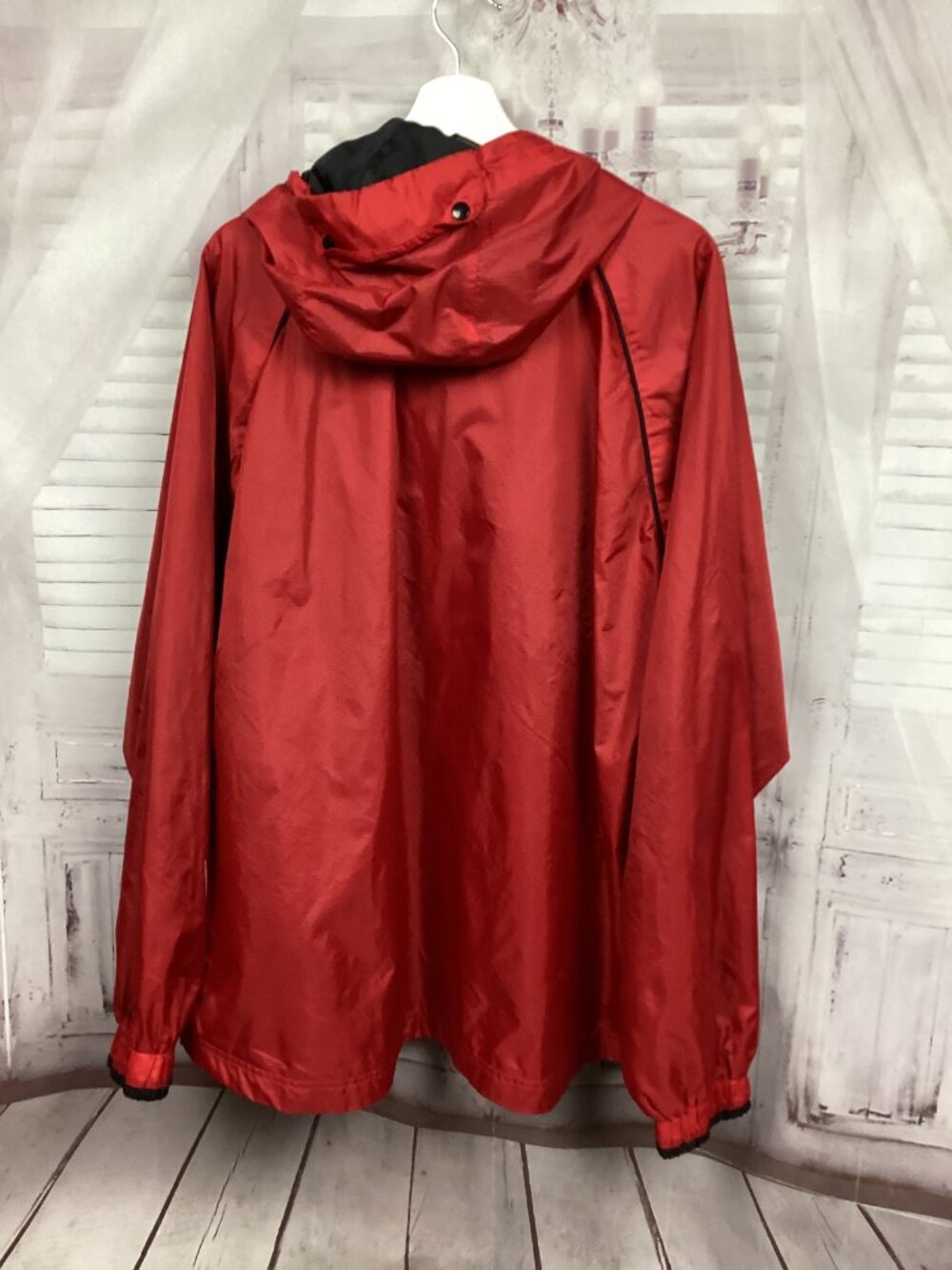 Vintage Nebraska Huskers Pullover Jacket Red Windbreaker Hoodie XL - Picture 7 of 11